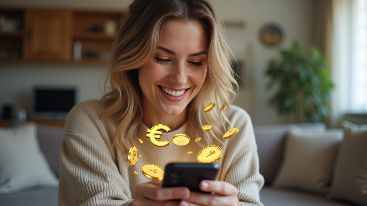 Auch Gewinne mit Spielgeld können Freude machen.